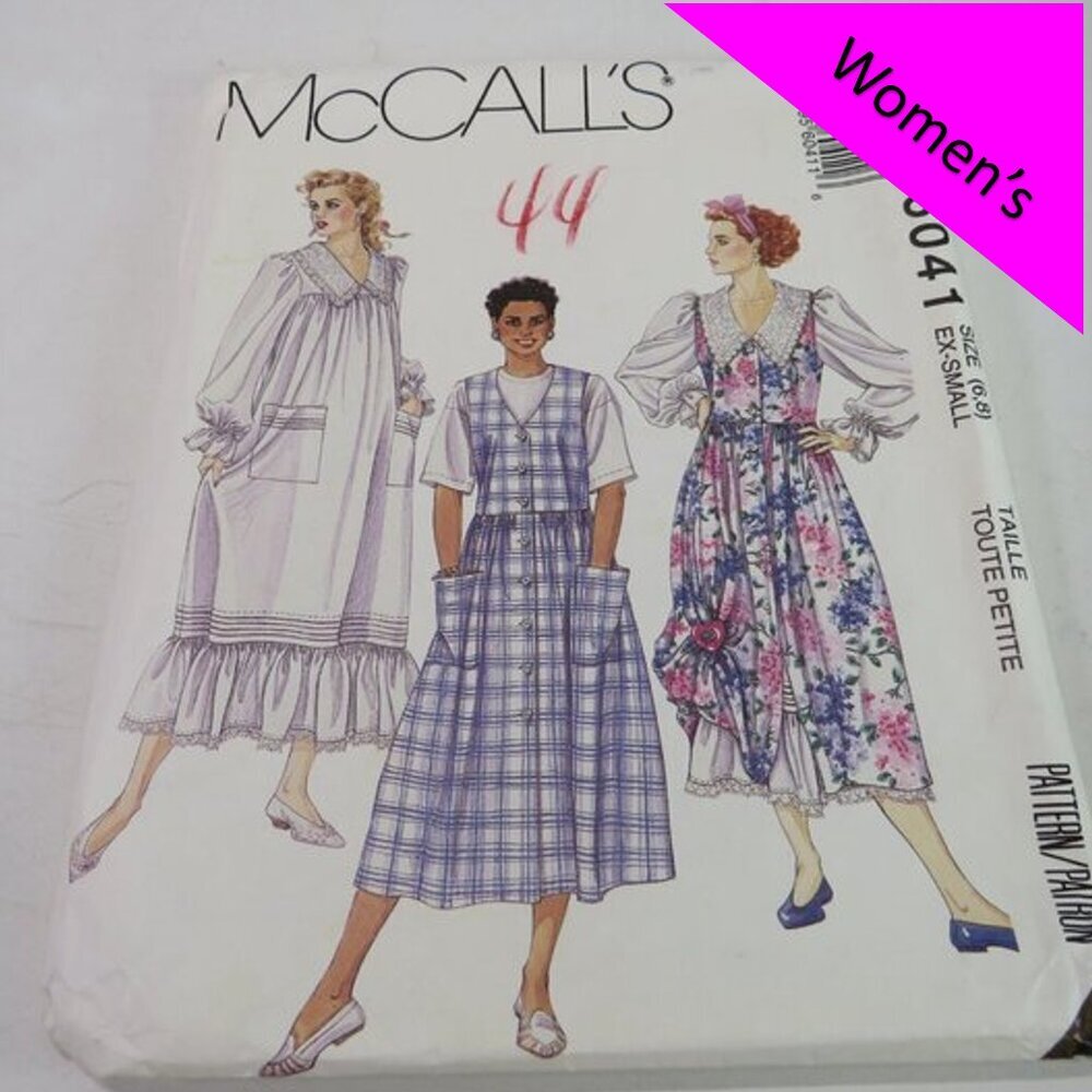 McCall's 6041 sewing pattern EASY dress, jumper